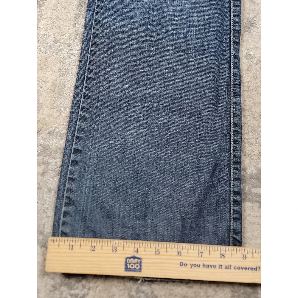 James Persevered Hitch Women's Bootcut Low Rise Blue Denim Jeans Sz‎ 29 32x34